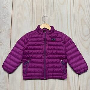 Patagonia Girls Toddler 4T Goose Down Insulated 700 Fill Puffer Jacket Purple